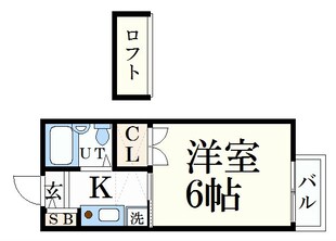 サンタローズ芦屋川の物件間取画像